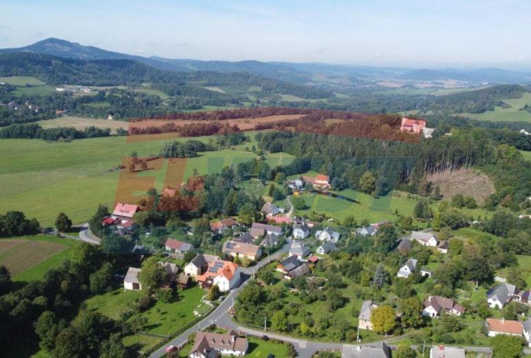 PRODEJ ZASIŤOVANÉHO STAVEBNÍHO POZEMKU V LAZNECH NA ŠUMAVĚ