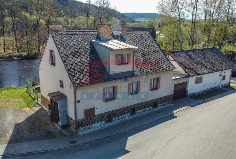 RODINNÝ DŮM - CHALUPA U ŘEKY OTAVY, ČEPICE U SUŠICE