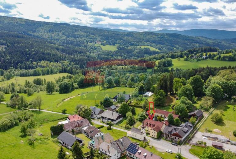 Prodej šumavského domu - rodinného penzionu na Červené, Šumava