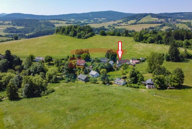 Prodej šumavské chalupy - domu v Prosředním Krušci