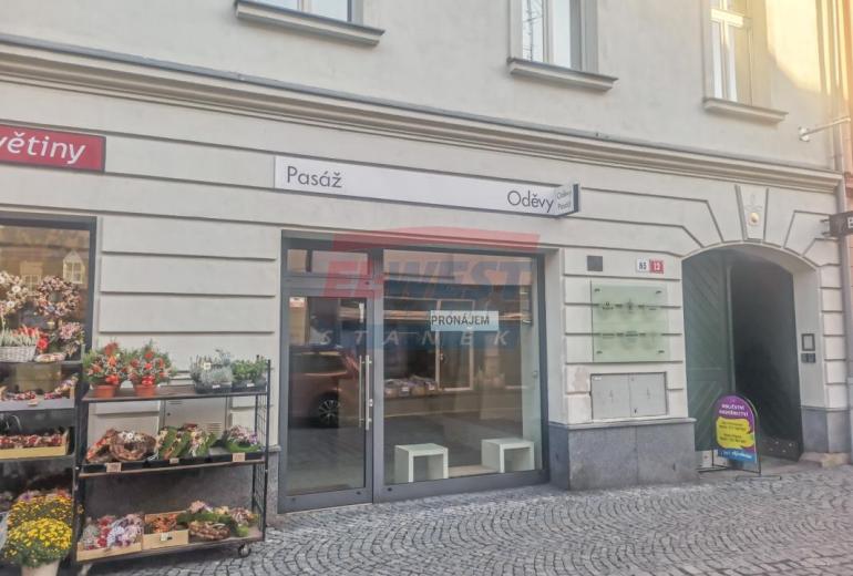 Pronájem prodejny v blízkosti centra Sušice, ul. Americké armády
