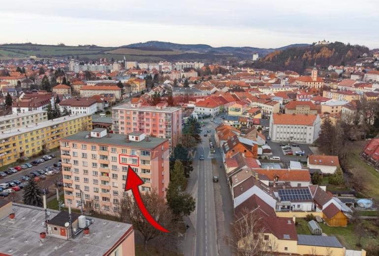 Pronájem panelového bytu 1+1 v Sušici, ul. Volšovská