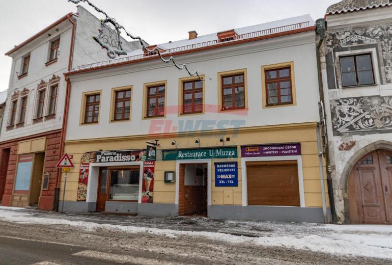 Pronájem restaurace – kavárny, baru v centru města Sušice