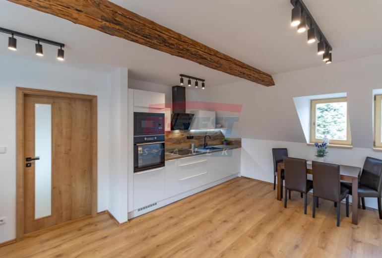 Prodej klimatizovaného apartmánu č.2  2+kk v Rezidenci Jiřičné u Sušice, Šumava