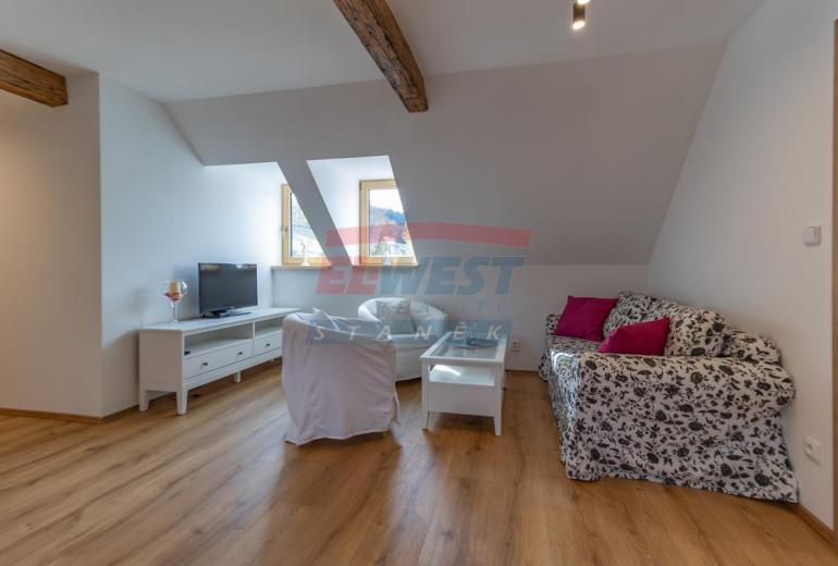 Prodej klimatizovaného apartmánu č.2  2+kk v Rezidenci Jiřičné u Sušice, Šumava