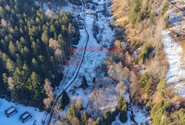 Prodej souboru pozemků 14 408 m2 s možností výstavby 2 objektů v Šimanově na Šumavě
