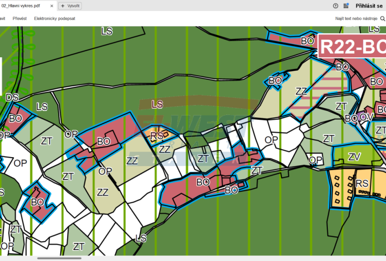 Prodej souboru pozemků 14 408 m2 s možností výstavby 2 objektů v Šimanově na Šumavě