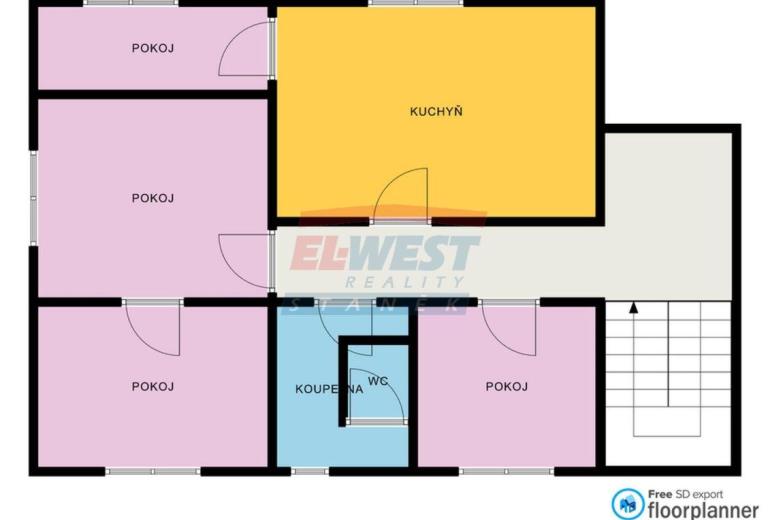 Prodej rodinného domu se dvěma byty a zahradou u parku v Klatovech