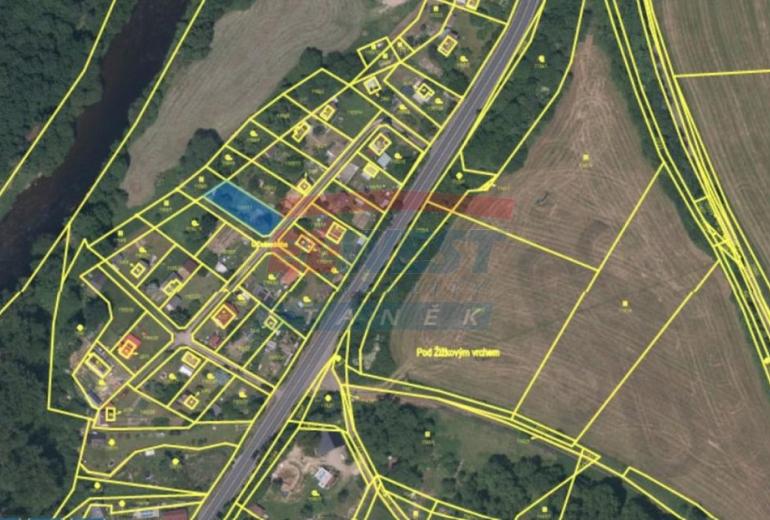 Stavební pozemek u řeky Otavy