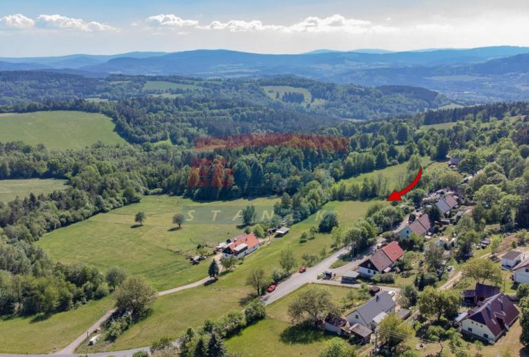Stavební pozemek na Šumavě s výhledem na Kašperk
