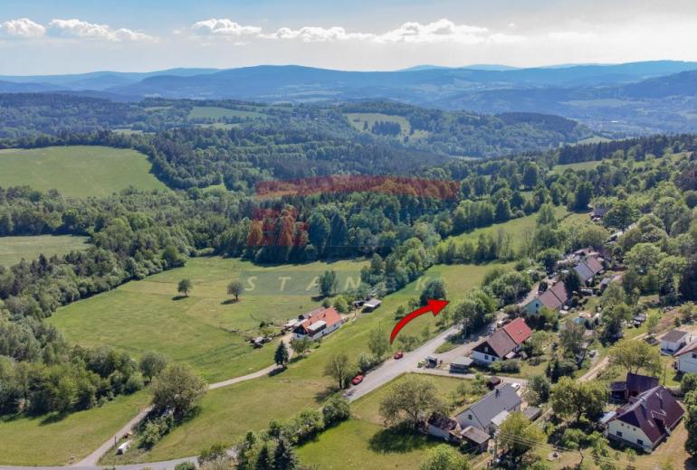 Stavební pozemek na Šumavě s výhledem na Kašperk