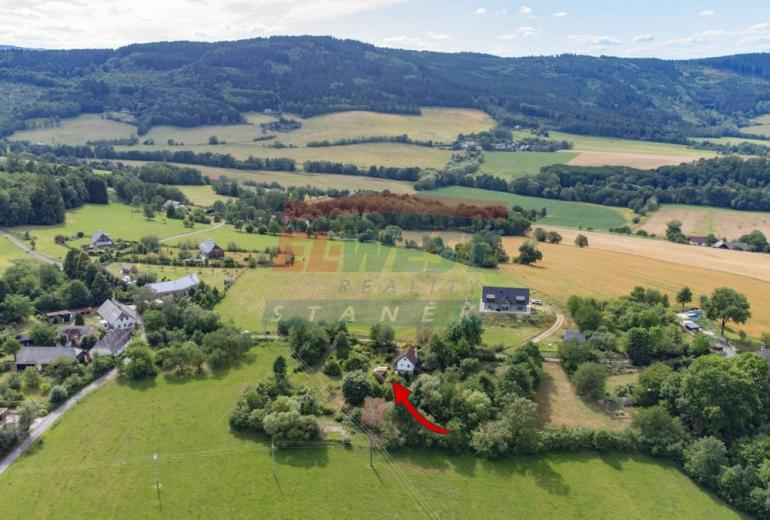 Rodinný dům na polosamotě uprostřed šumavské přírody s rozsáhlým stavebním pozemkem 4 804 m²