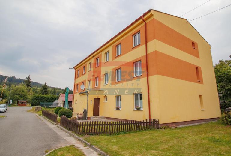 Prodej bezbariérového bytu 3+kk s garáží v srdci Šumavy – Srní