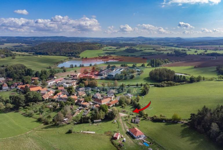 Prodej stavebního pozemku v Bobíně u Horažďovic