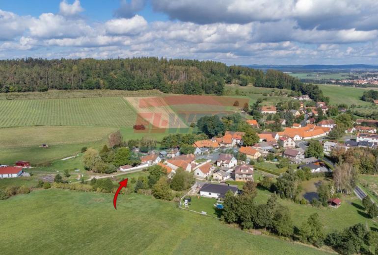 Prodej stavebního pozemku v Bobíně u Horažďovic