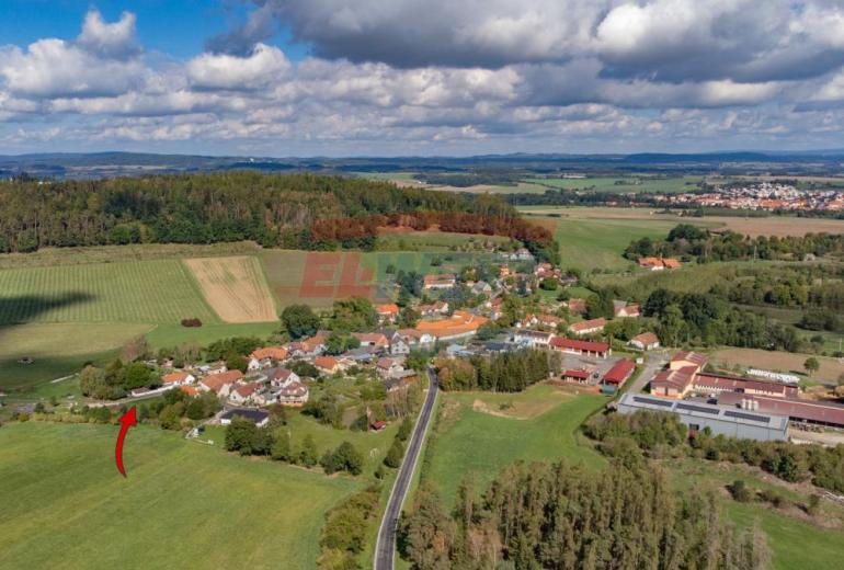 Prodej stavebního pozemku v Bobíně u Horažďovic