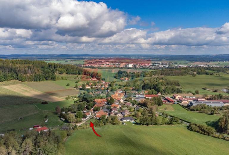 Prodej stavebního pozemku v Bobíně u Horažďovic