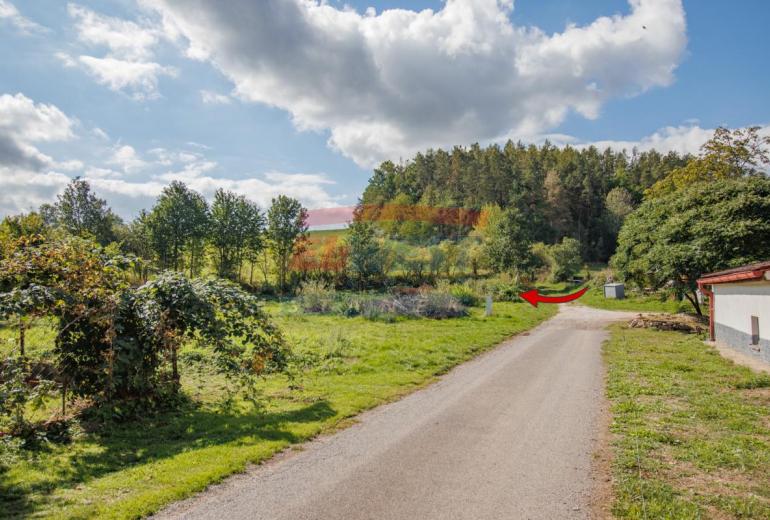 Prodej stavebního pozemku v Bobíně u Horažďovic