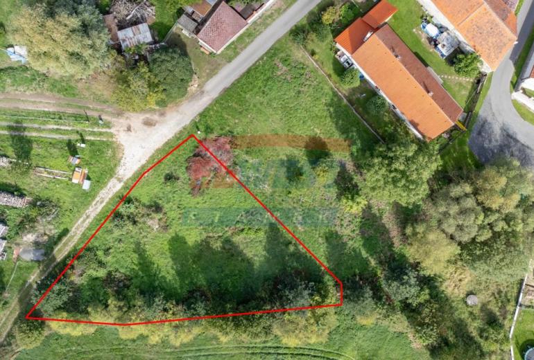 Prodej stavebního pozemku v Bobíně u Horažďovic