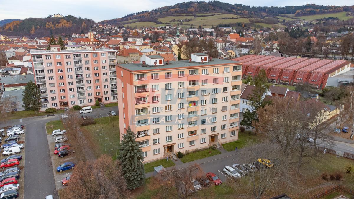 Pronájem panelového bytu 1+1 v Sušici, ul. Volšovská